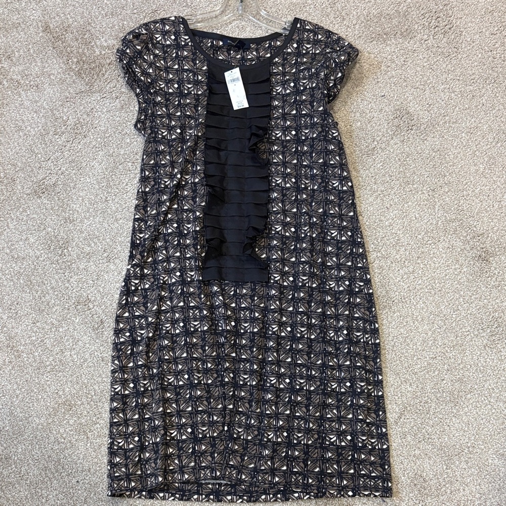 Banana Republic Black and Brown Midi Dress NWT as seen on Angela in The Office